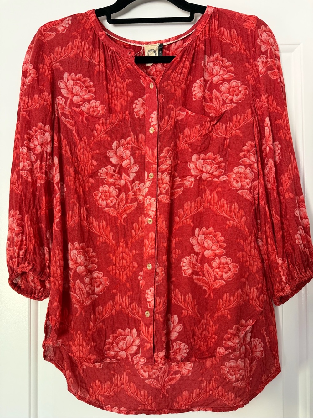 Anthropologie Akemi + Kin floral button down
